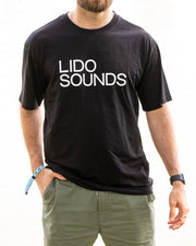 Lido Sounds T-Shirt Black "Line-Up"