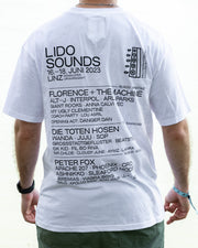 Lido Sounds T-Shirt White "Line-Up"