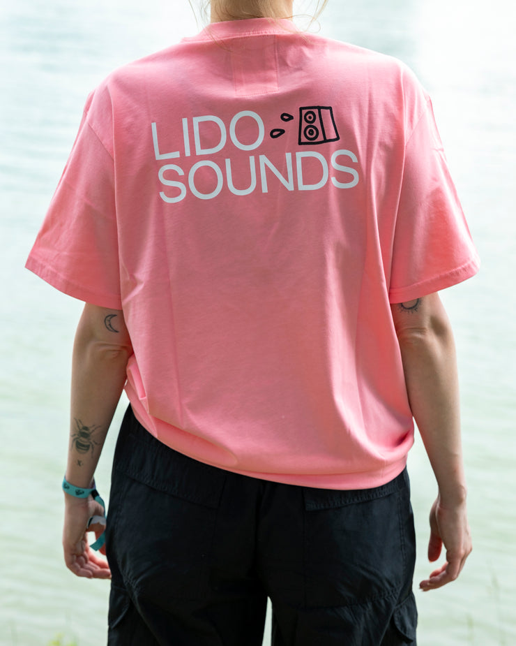 Lido Sounds T-Shirt "Pink"