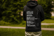 LIDO SOUNDS HOODIE - LINE UP 2024 "BLACK"