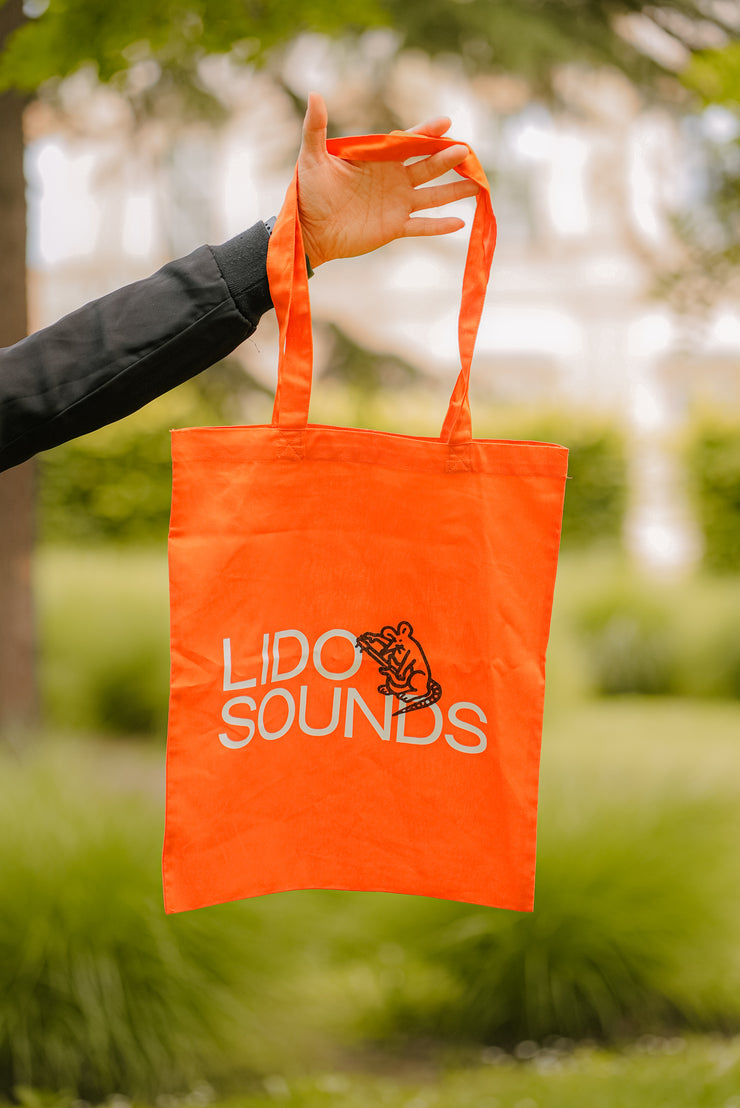 LIDO SOUNDS TOTE BAG "ORANGE"