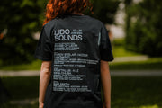 LIDO SOUNDS T-SHIRT - LINE UP 2024 "BLACK"